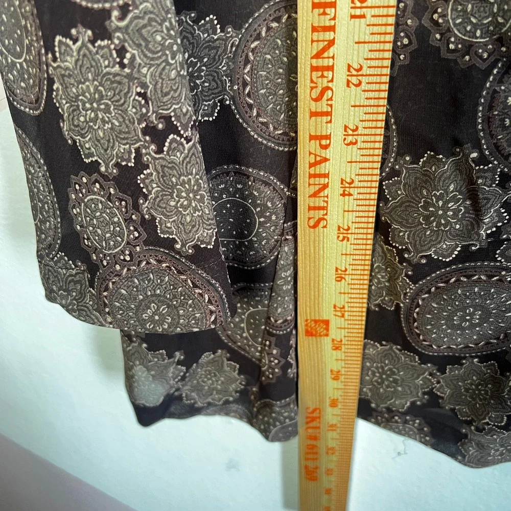 Vintage Express Sheer Blouse Top Sz Small 2000s 90s Y2K Festival Grunge‎